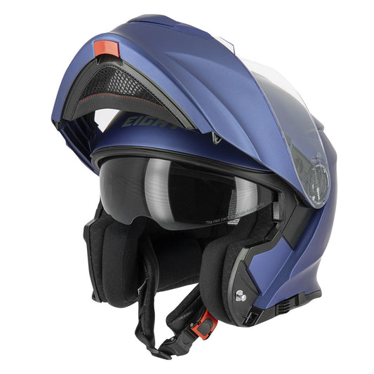 Casque Modulable DUAL FACE S550 Double Ecran + Pinlock BLEU
