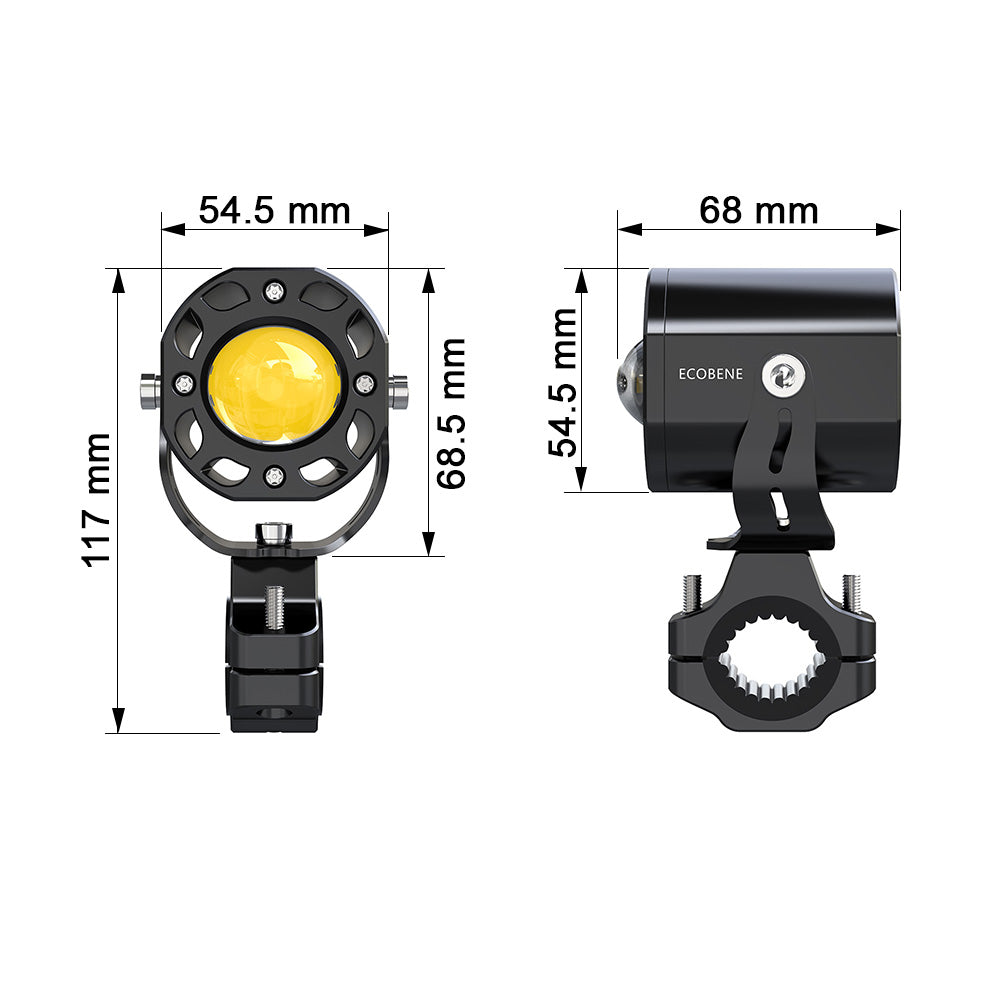 Paire de feux additionnels 50w